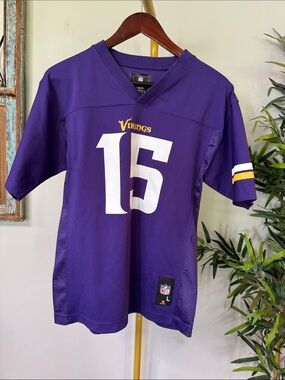 Minnesota Vikings #15 Jennings Purple Football Jersey